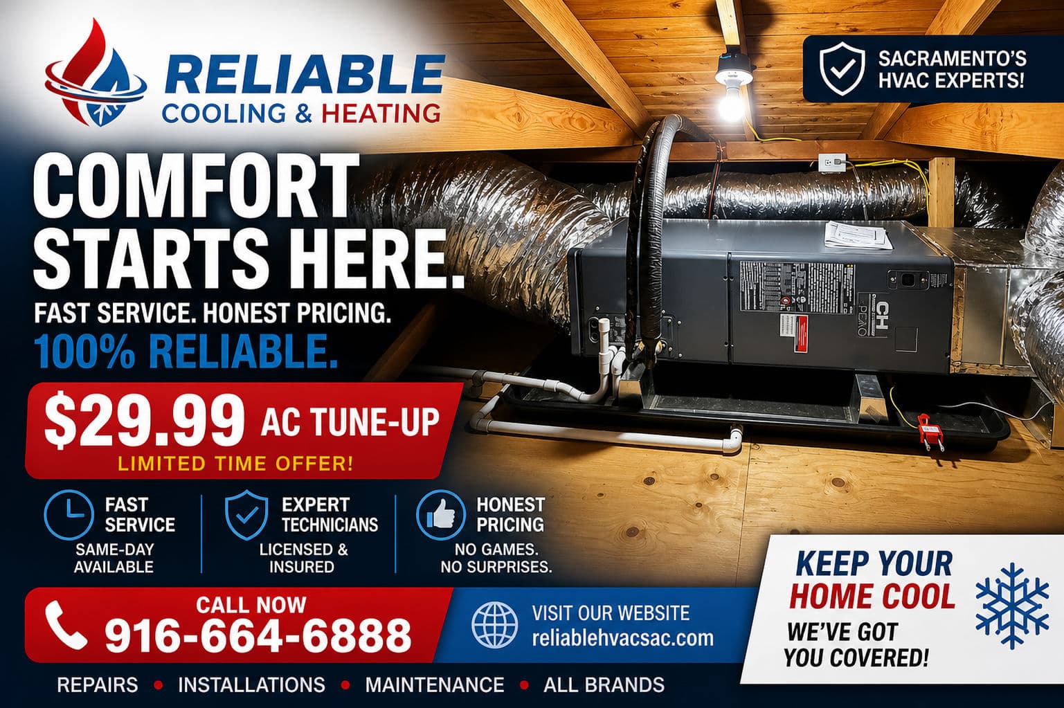 Sacramento AC Tune-Up Special for Just $29.99 image